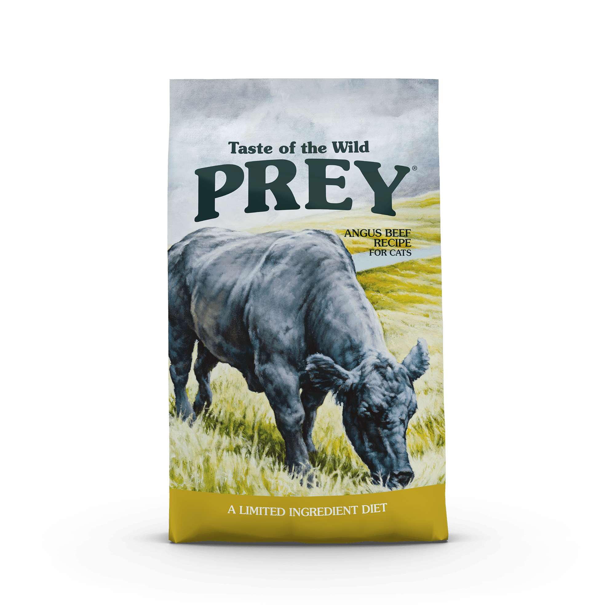PREY Angus Beef Limited Ingredient Formula for Cats bag front Image