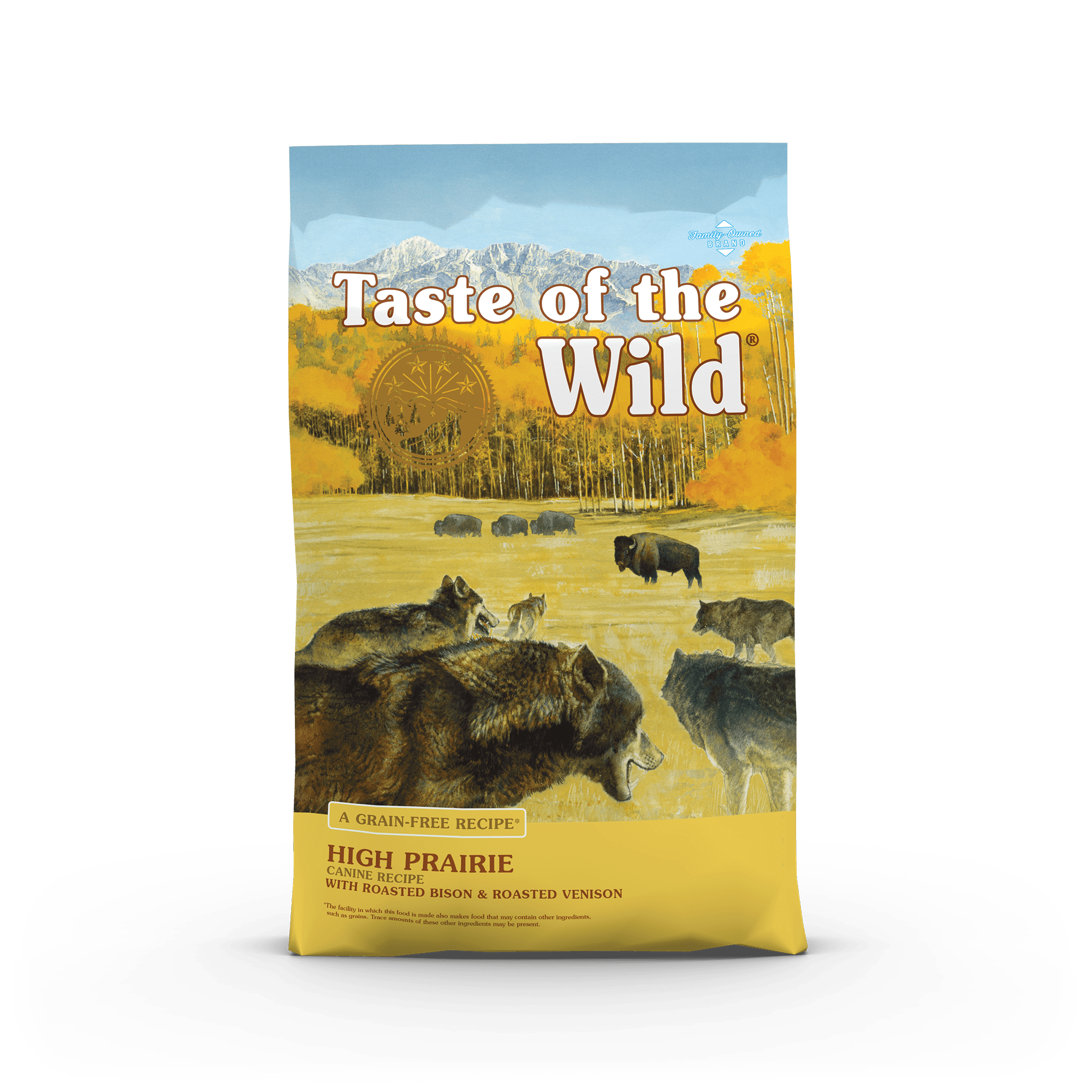 High Prairie Canine Recipe with Roasted Bison & Roasted Venison bag front Image